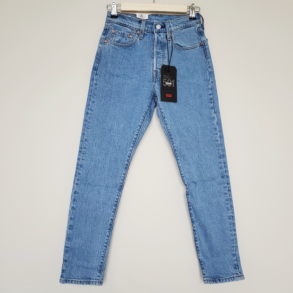 Levi's 501 High Rise Skinny Jeans